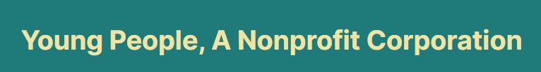 Young People, A Nonprofit Corporation logo